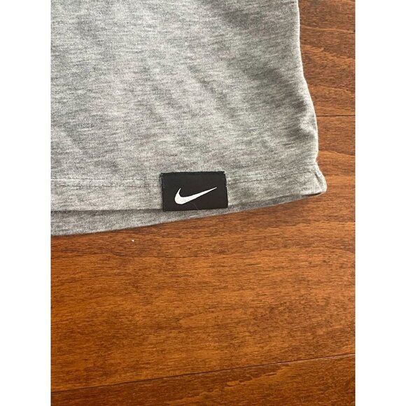 Nike Dri-Fit Boys T-Shirt Athletic Cut Pullover Short Sleeve Lion Print Gray L - Picture 4 of 9